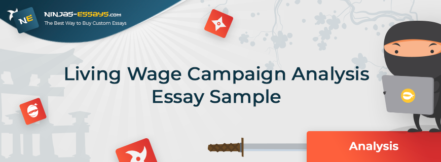 Living Wage Campaign Analysis Essay Sample